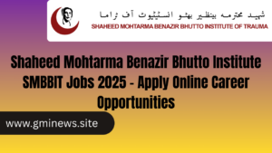Shaheed Mohtarma Benazir Bhutto Institute SMBBIT Jobs 2025 – Apply Online Career Opportunities